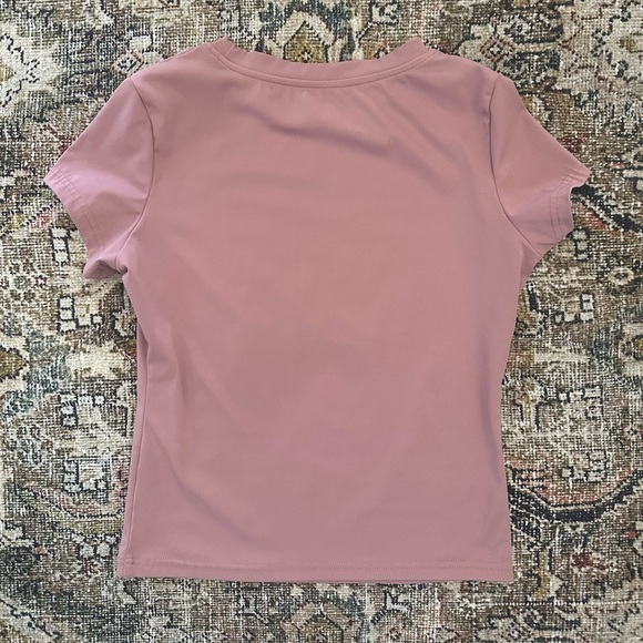 Mauve short sleeve t shirt - Picture 3 of 3